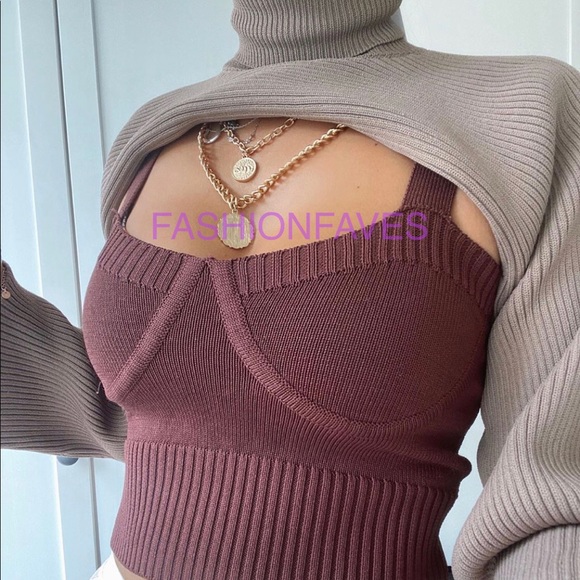 Zara Sweaters Zara Knit Arm Warmer Sweater Poshmark